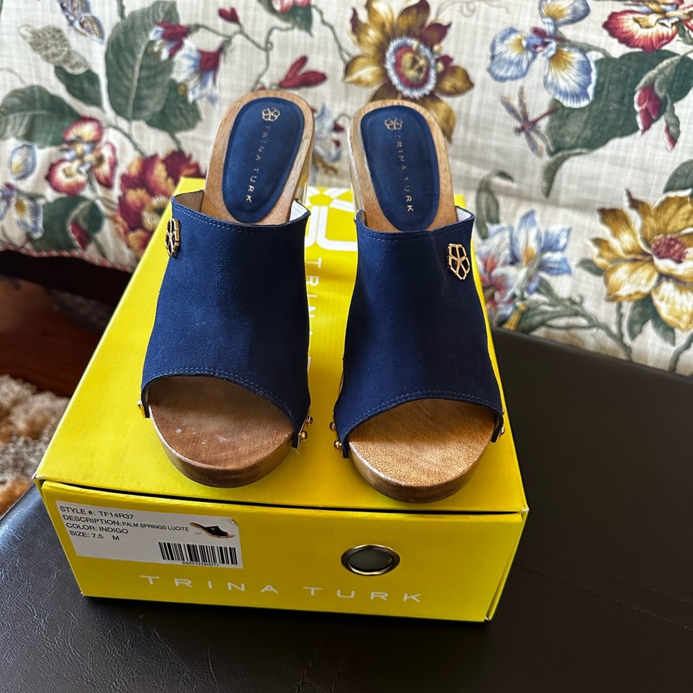 Trina Turk chunky platform heels